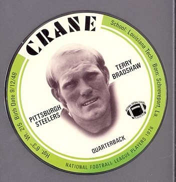 1976 Crane Discs Terry Bradshaw